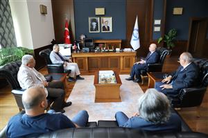TSE Başkanı Şahin, Rektör Arıbaş’ı Ziyaret Etti