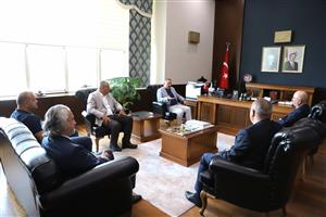 TSE Başkanı Şahin, Rektör Arıbaş’ı Ziyaret Etti