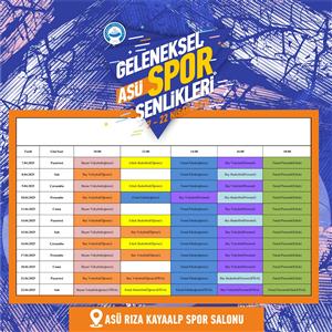 Geleneksel ASÜ Spor Şenlikleri