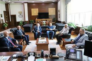 TSE Başkanı Şahin, Rektör Arıbaş’ı Ziyaret Etti