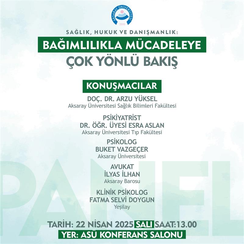Bağımlılıkla Mücadeleye Çok Yönlü Bakış 